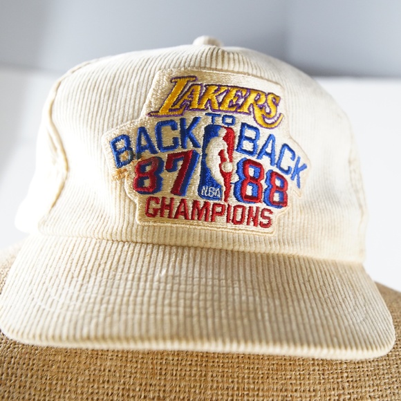 corduroy lakers hat